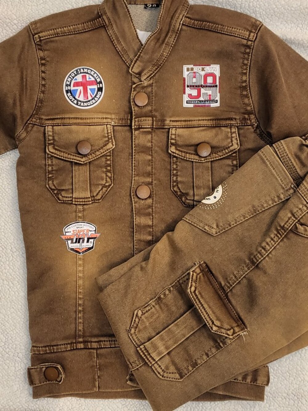 NWOT** Boys 3 pc Denim Set